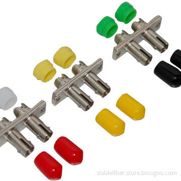 FC-ST Duplex Fiber Optic Adapter, Available in Simplex and Duplex Type, Metal and Plastic Version
